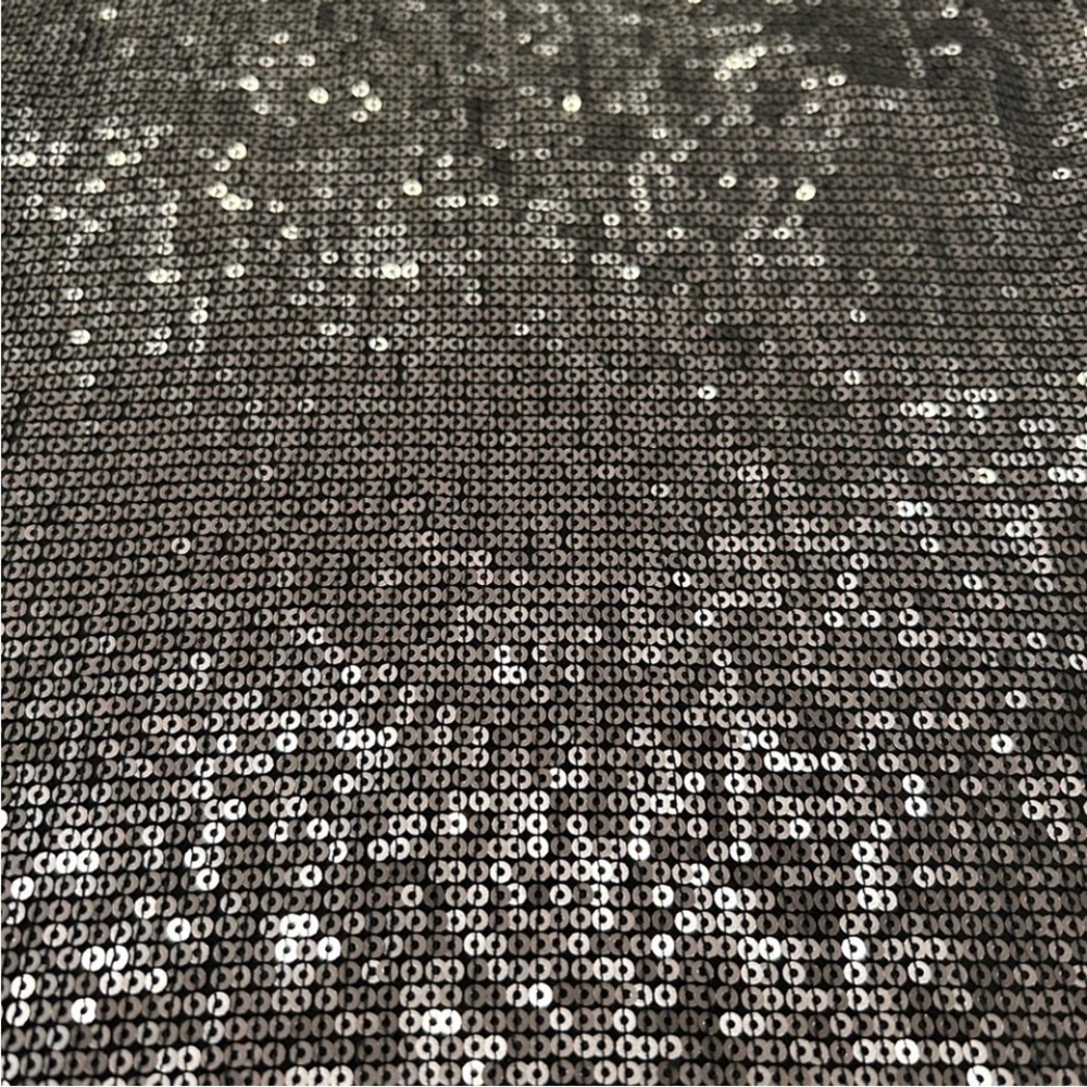 White House Black Market WHBM Elegant Black Sequin Skirt Size 6 - Picture 8 of 10